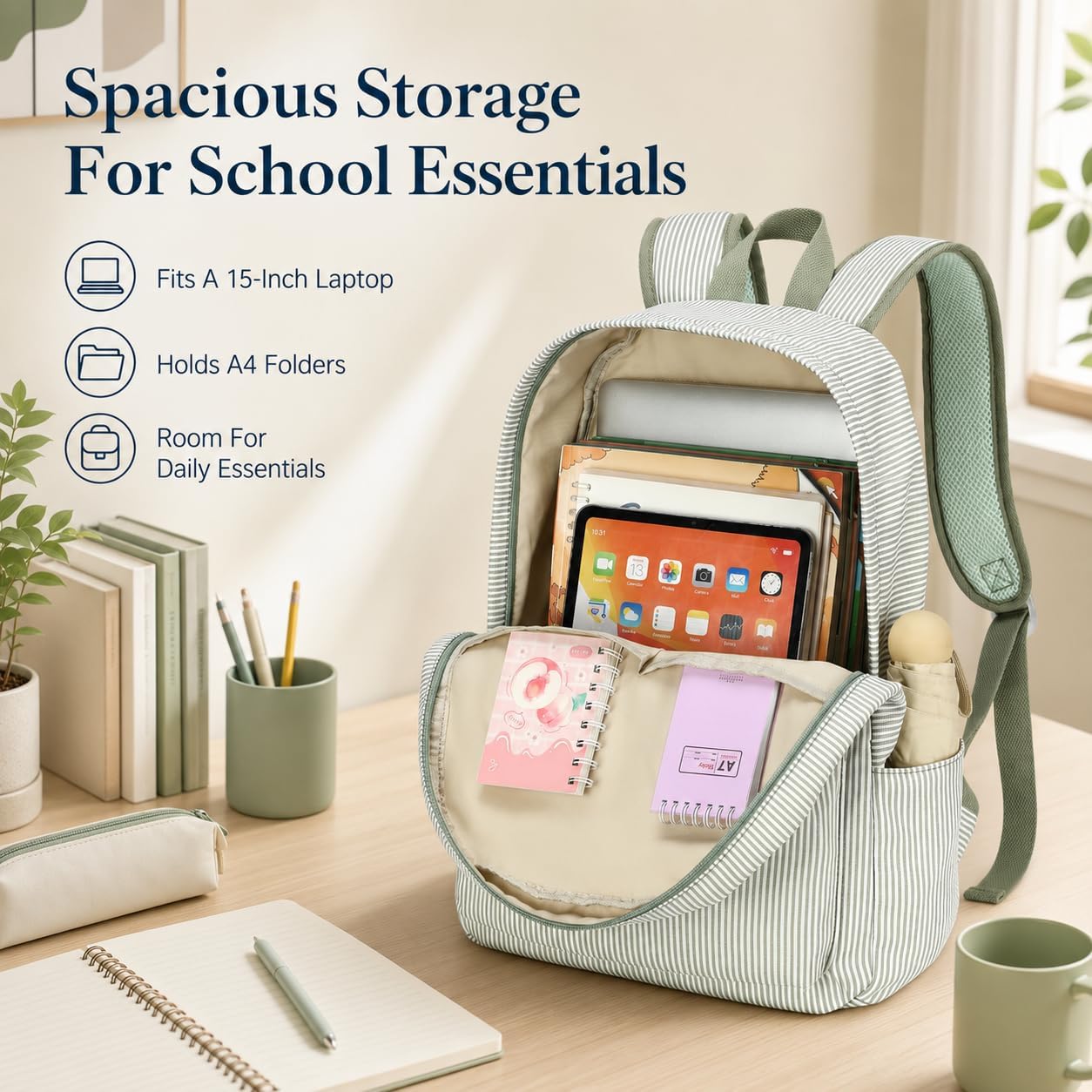 Stylish Laptop Backpack – Designed for School, Travel & Everyday Life